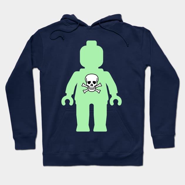 Minifig with Skull Design Hoodie by ChilleeW